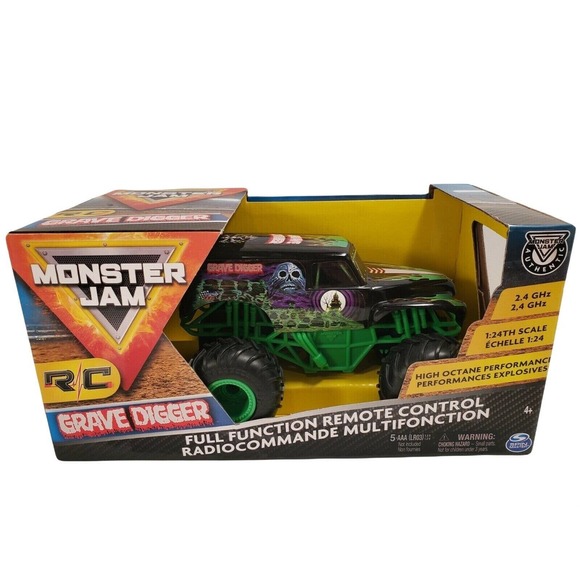 Spin Master Toys Monster Jam Official Grave Digger Remote Control